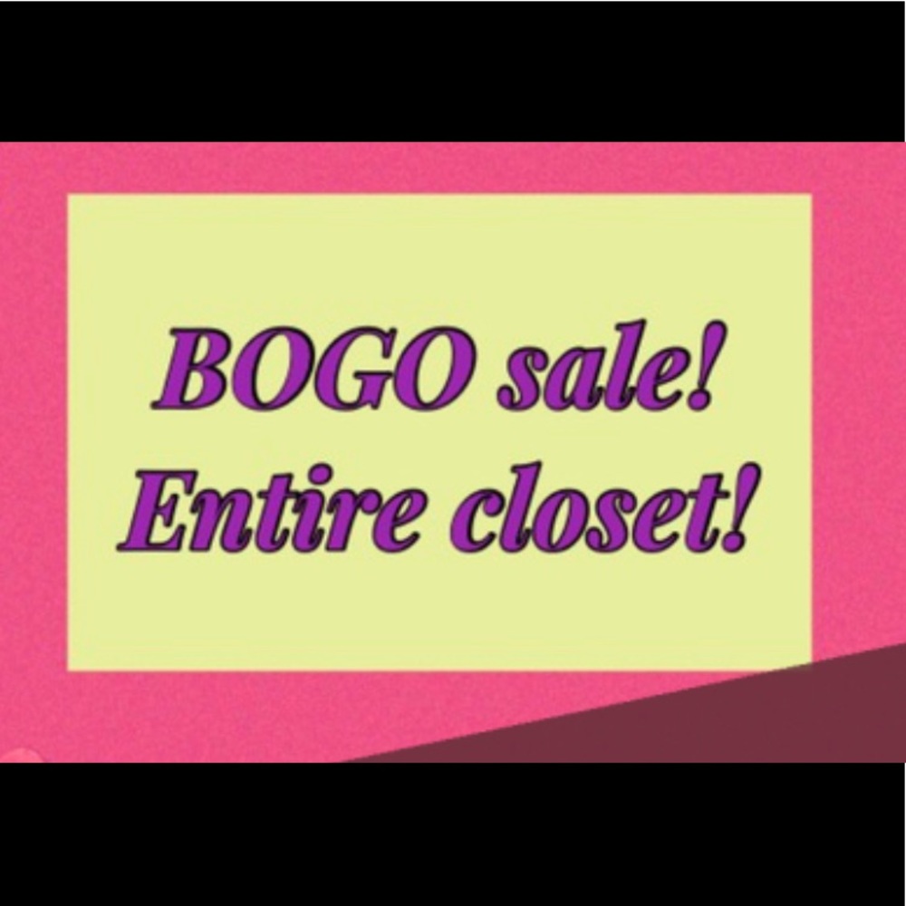 CLOSET BOGO SALE!